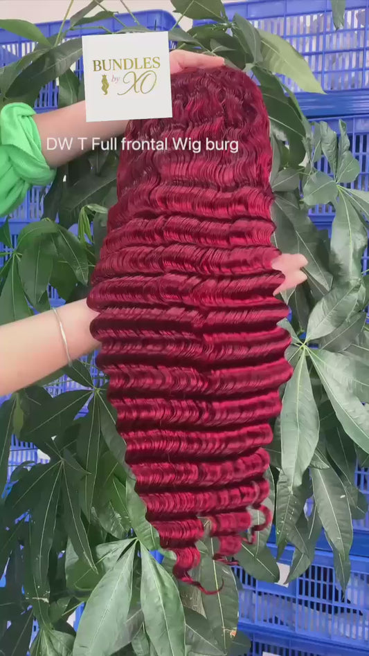 Deep wave Transparent lace